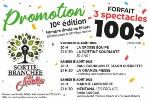 Forfait 3 spectacles - Place assise